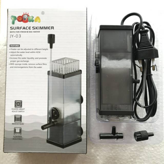 skimmer topka JY03 aquarium aquascape surface skimmer