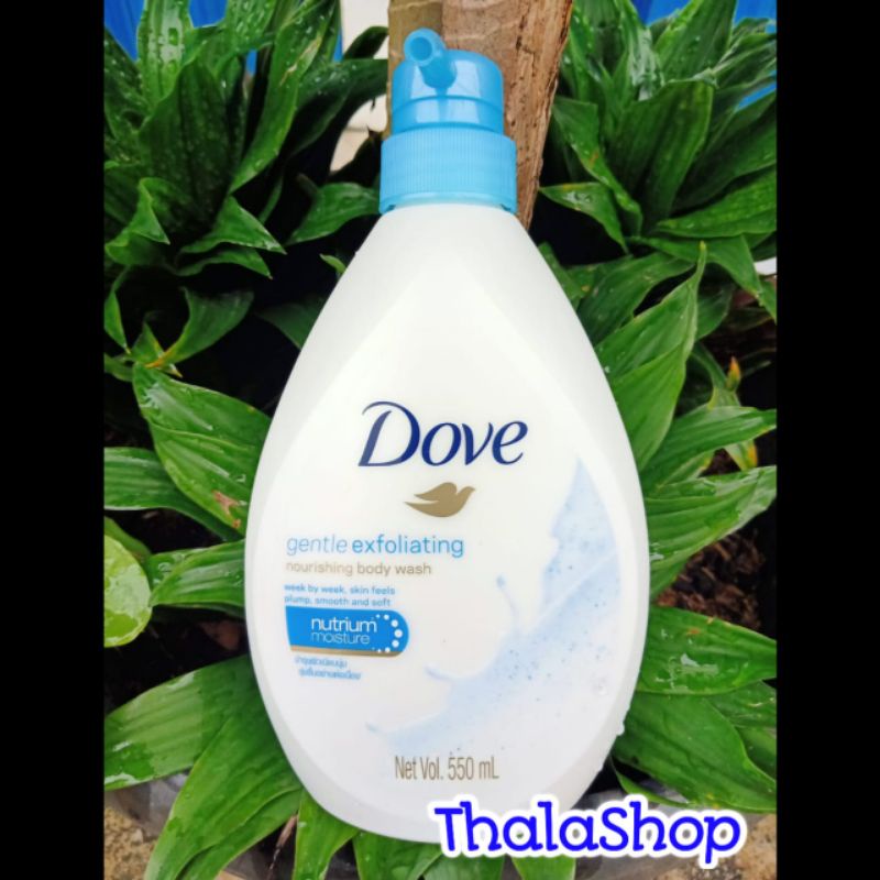 DOVE GENTLE EXFOLIATING BODY WASH 550ML