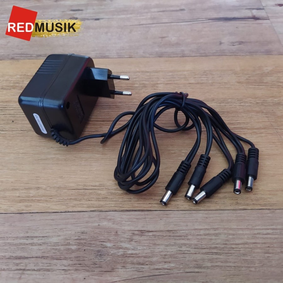 Adaptor 9v Biyang wy05 Adaptor Efek 9 Volt