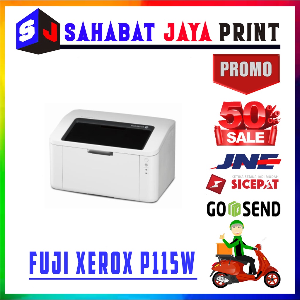 Jual FUJI XEROX DocuPrint P115W A4 Mono Laser Printer Wireless Kondisi ...