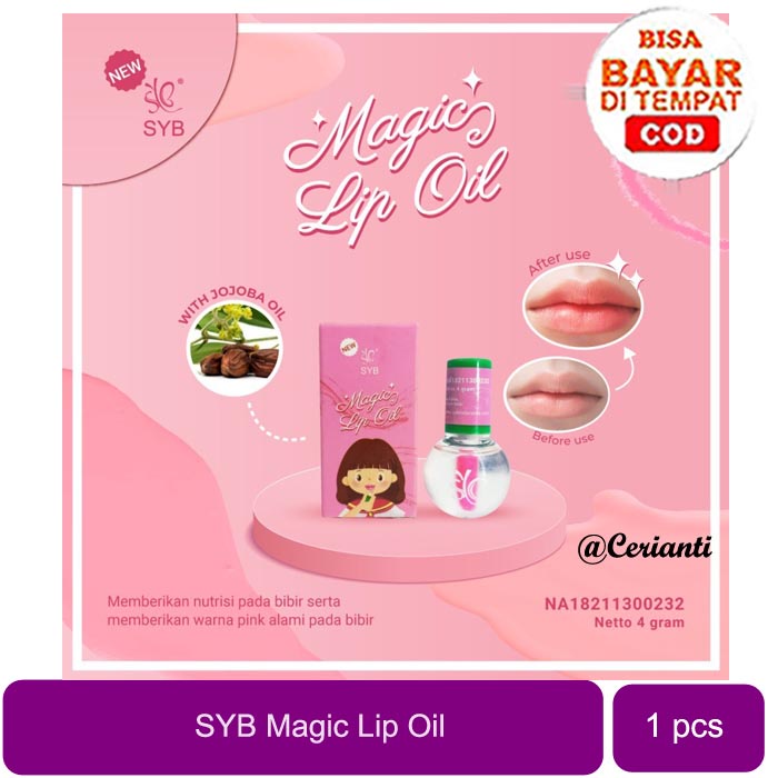 [SERUM BIBIR | MENUTRISI BIBIR] [BPOM] SYB Magic Lip Oil | Serum Bibir | Pelembab Bibir_Cerianti