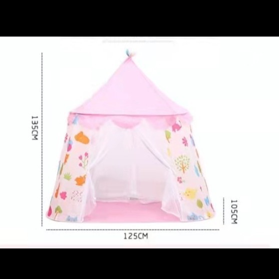 Tenda Anak Model 2 Pintu Mainan Anak Camping Tenda Lipat RS33