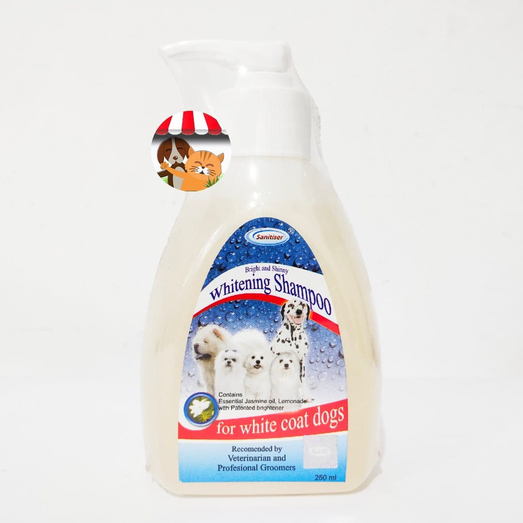 Shampoo Anjing - Raid All Sanitiser Bright and Shiny Whitening- 250 ML