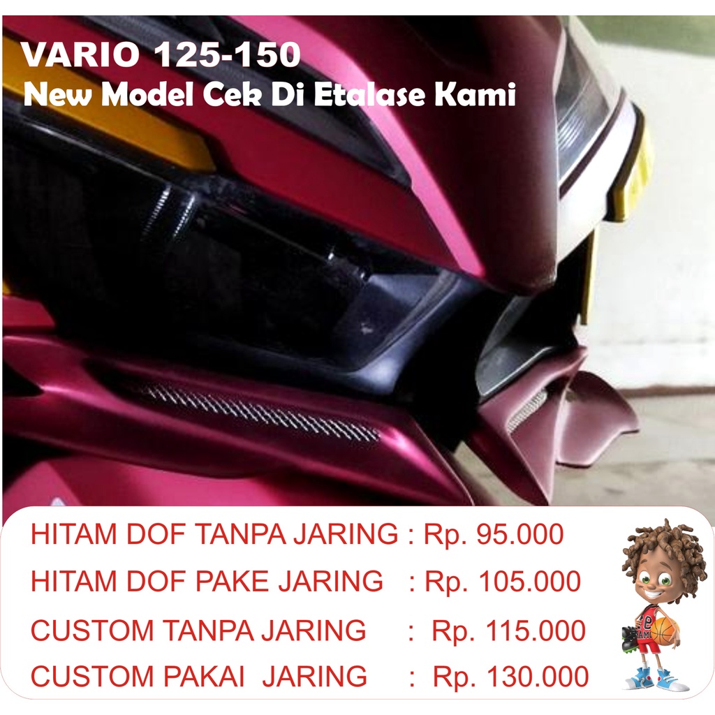 winglet new vario 125/150 galaxsi