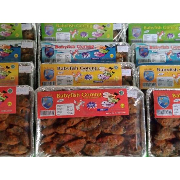 

(hrwx -56) Makanan siap santap (babyfish crishpy) ikan balita goreng makanan khas cianjur [sf -316]