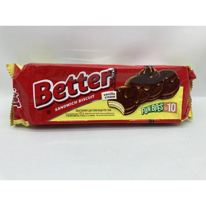 

Better Fun Bites isi 10s 120gr PAK YANG BESAR YAAAAA BARCODE 8996001318980 Biskuit Biscuit