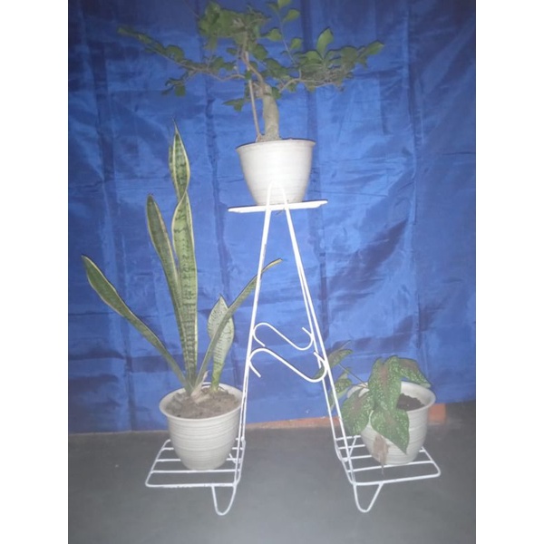 standing pot/standing A susun 3/rak bunga besi/rak bunga susun 3