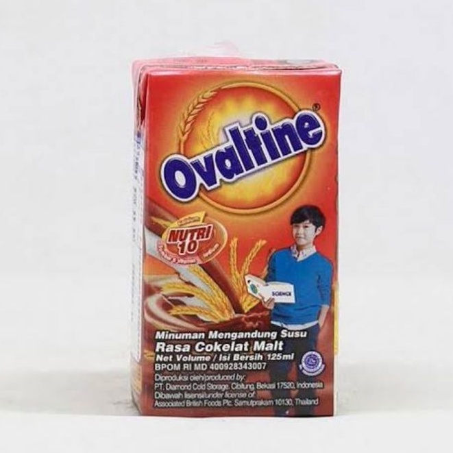 

Ovaltine Susu UHT Rasa Cokelat 125ml