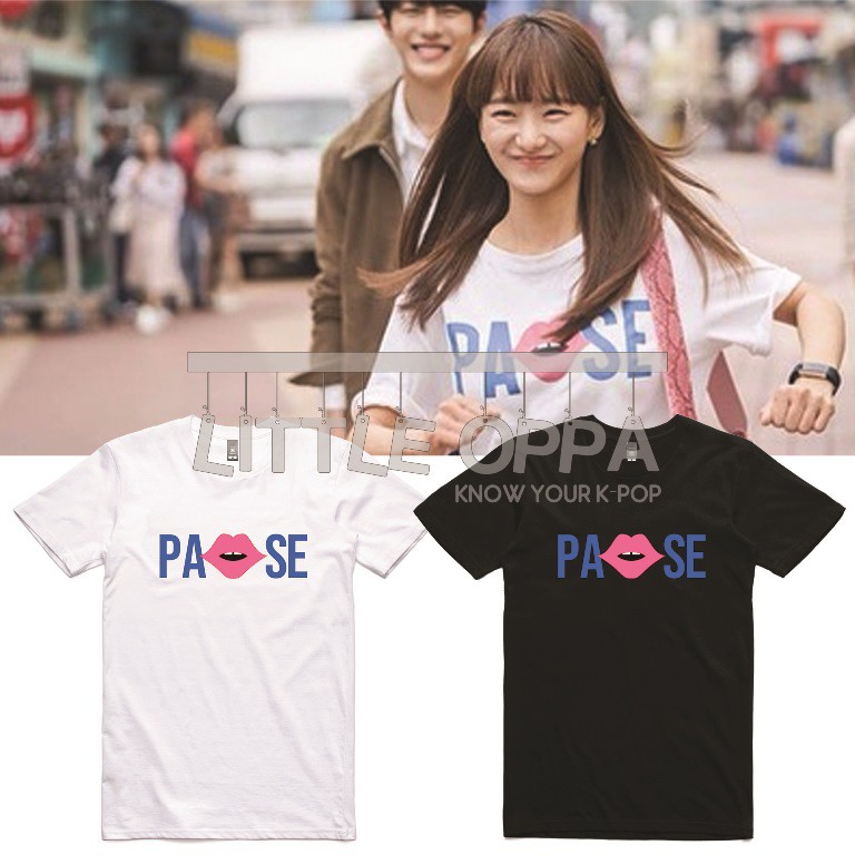 MURAH!!!IDOL FASHION WOO JIN AH MELTING ME SOFTLY PAUSE T-SHIRT BAHAN KAOS COMBED 30S