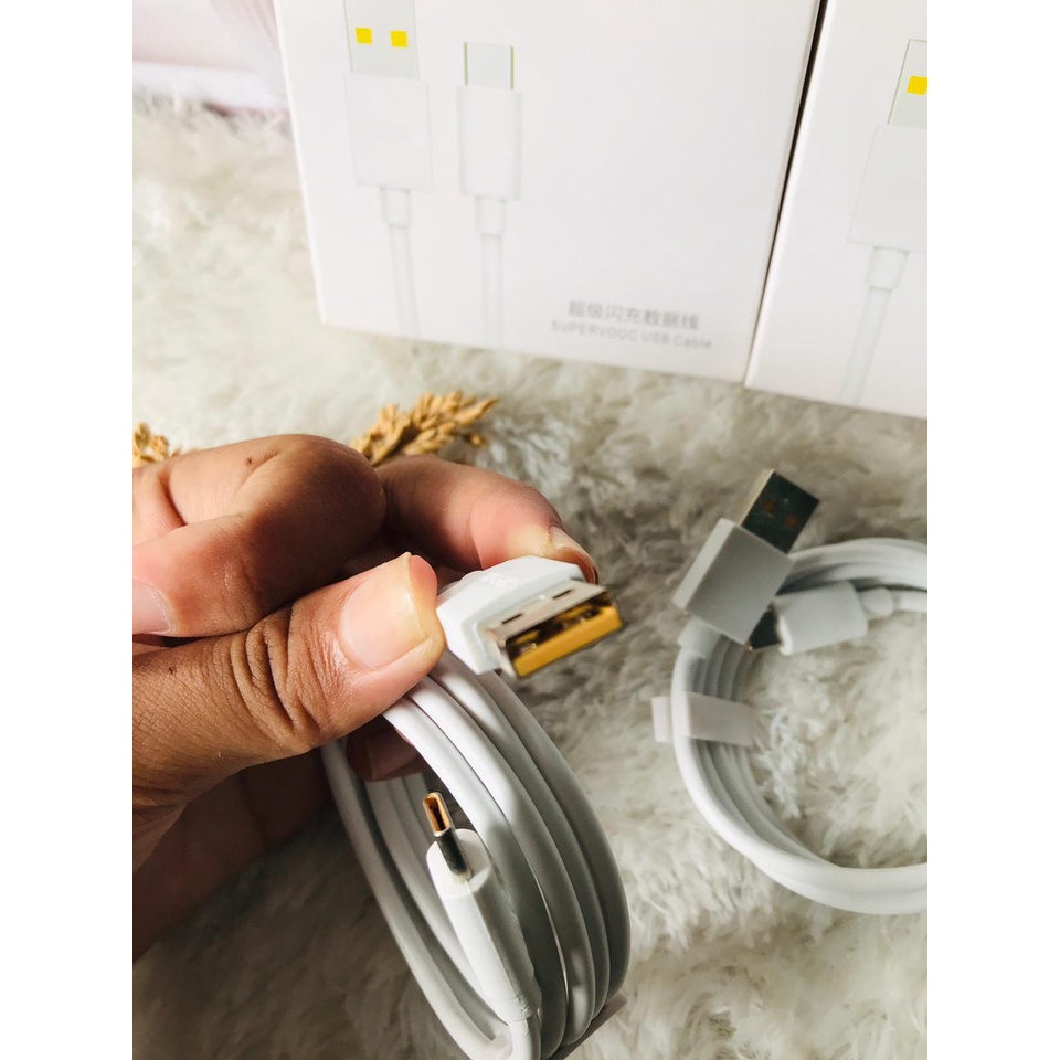 OPPO Kabel Data USB Fast Charging Cas Original Cable VOOC Type C