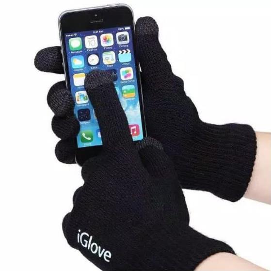 Sarung Tangan Layar Sentuh Touch Screen iGlove Motor Kendaraan Gojek Grab HP Handphone Smartphone Android Apple iOS