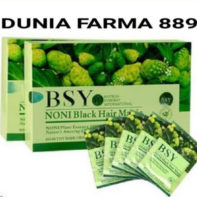 BSY NONI BLACK HAIR SHAMPO MAGIC/ASLI BPOM