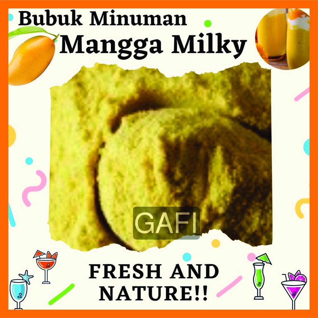 

Jual Bubuk Minuman Manis Sweet Drinking Powder Rasa MANGGA MILKY 100 gr, Minuman Manis Dingin atau Hangat, Minuman Instant, Sensasi Nikmat Dan Segar Rasa Manis MANGGA MILKY, Halal, TerFavorit Pencinta Kuliner, Kekinian, Bikin Nagih, Variasi Minuman Manis