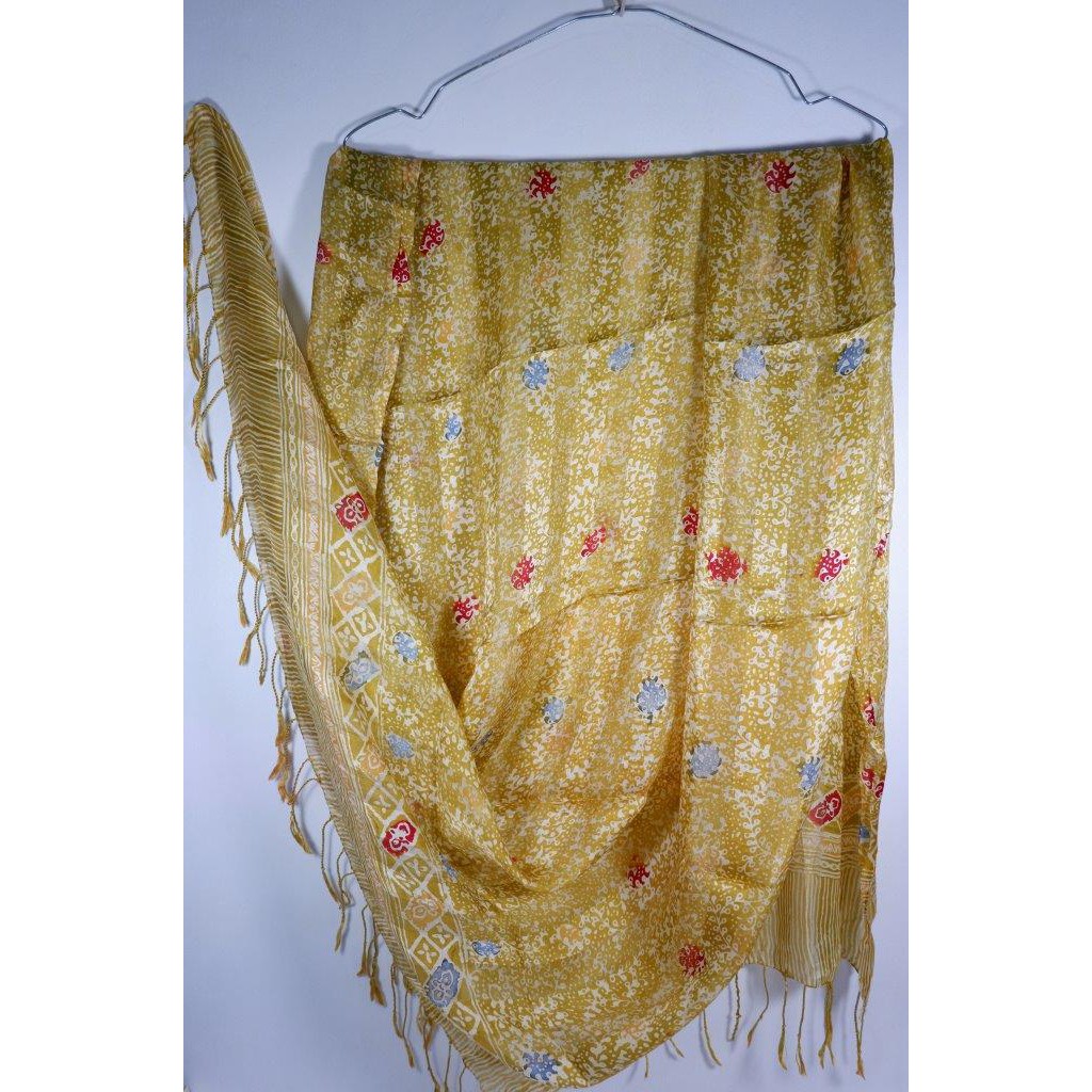 TERMURAH Big Scarf batik sutra syal batik shawl batik scarf batik sutra pashmina batik