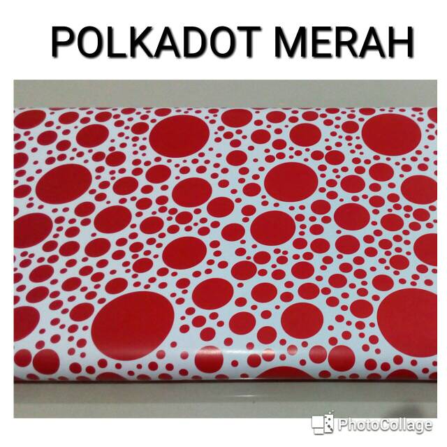 

KERTAS KADO POLKADOT MERAH