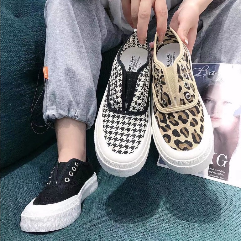 TBIG [COD] Sepatu Casual Import Shoes Hopseon Wanita Sepatu Korea Style Sekolah Kuliah Kerja