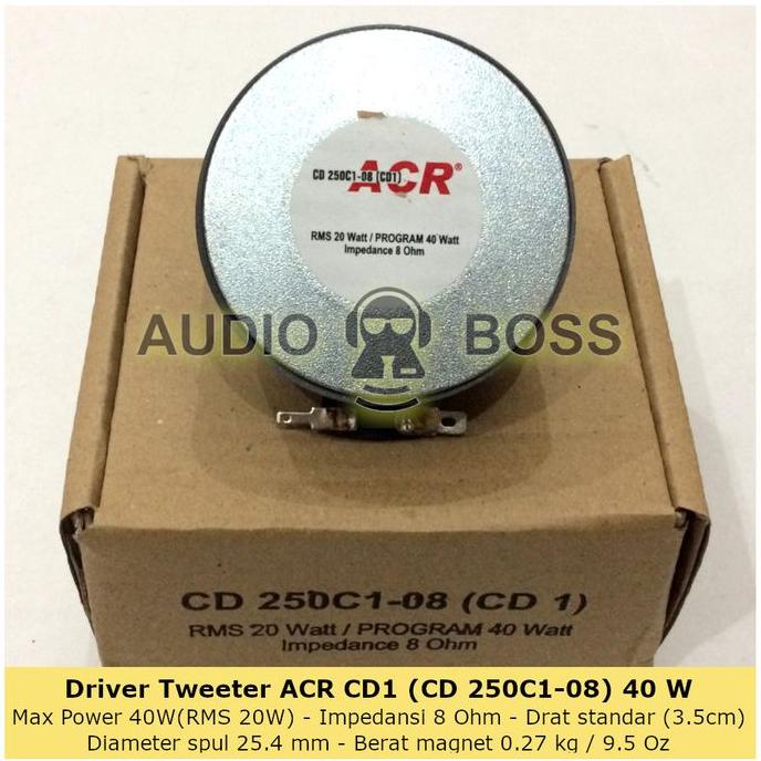 Driver Tweeter CD1 ACR 250C1-08 (CD1) ACR