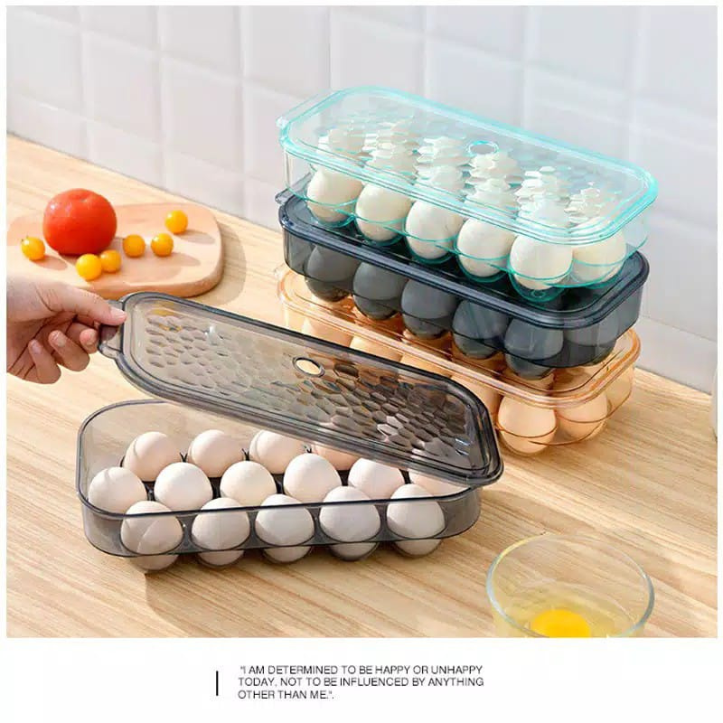 Kotak Telur/Tempat Penyimpanan Egg Stroge Box 16 Sekat High Quality