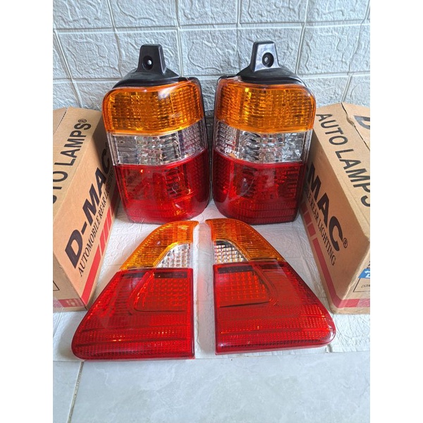 lampu stop belakang + segitiga KIJANG KAPSUL LGX EFI 2001 2002 2003 2004 kiri kanan segitiga reflekt