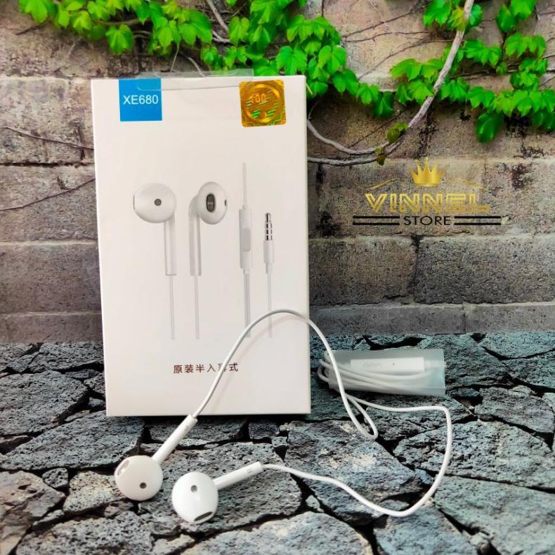 Headset Vivo Xe-680 Original 100% Vivo Y53 Y22 Y21 Y66 V3 V5 - Earphone Vivo Ori 100%