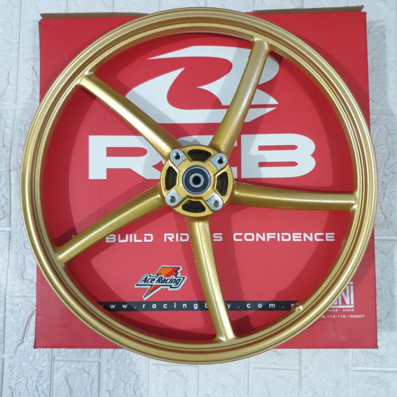 Velg peleg veleg depan mio ring 17 lebar 120 RCB Racing boy mio jupiter vega ninja satria f herex