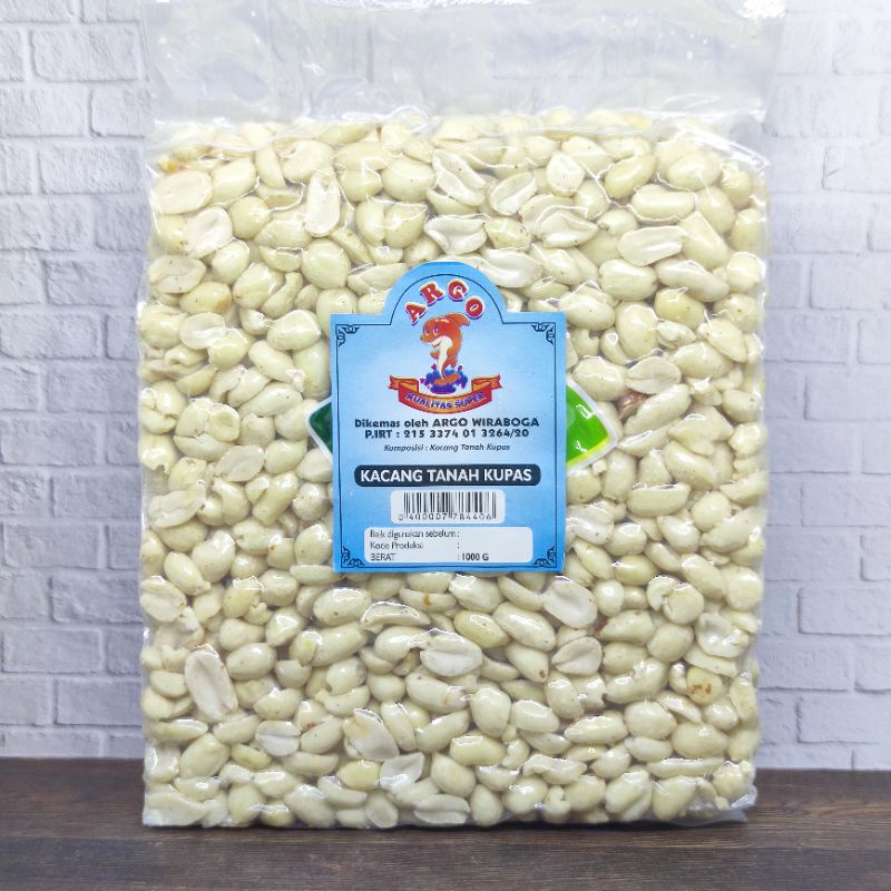 

Kacang Tanah Kupas Argo 1kg