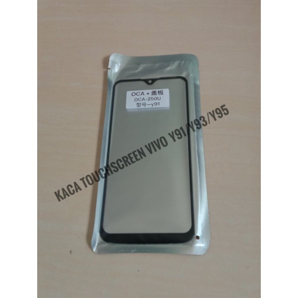 kaca touchscreen vivo y91 y93 y95 plus lem oca/glaas touchscreen vivo y91/ y93 /y95/touchscreen vivo