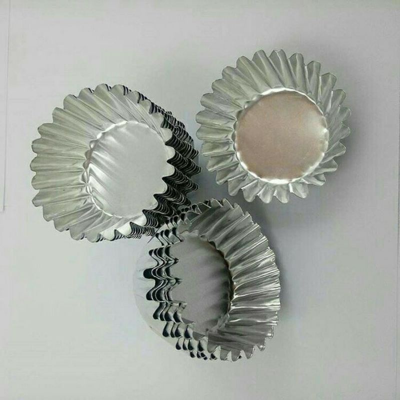 CETAKAN PIE ALUMINUM ISI 20 PCS TIPE C