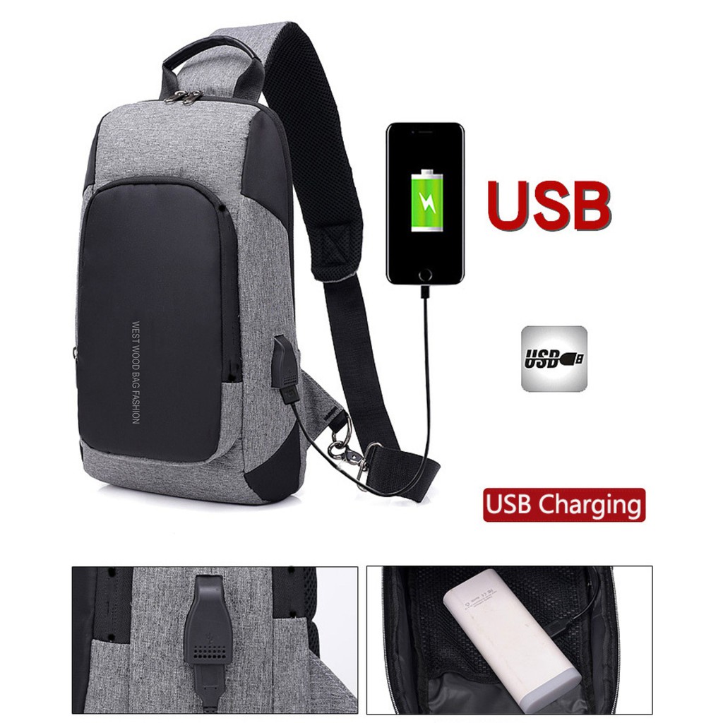 Tas selempang Smart Pack Usb M713