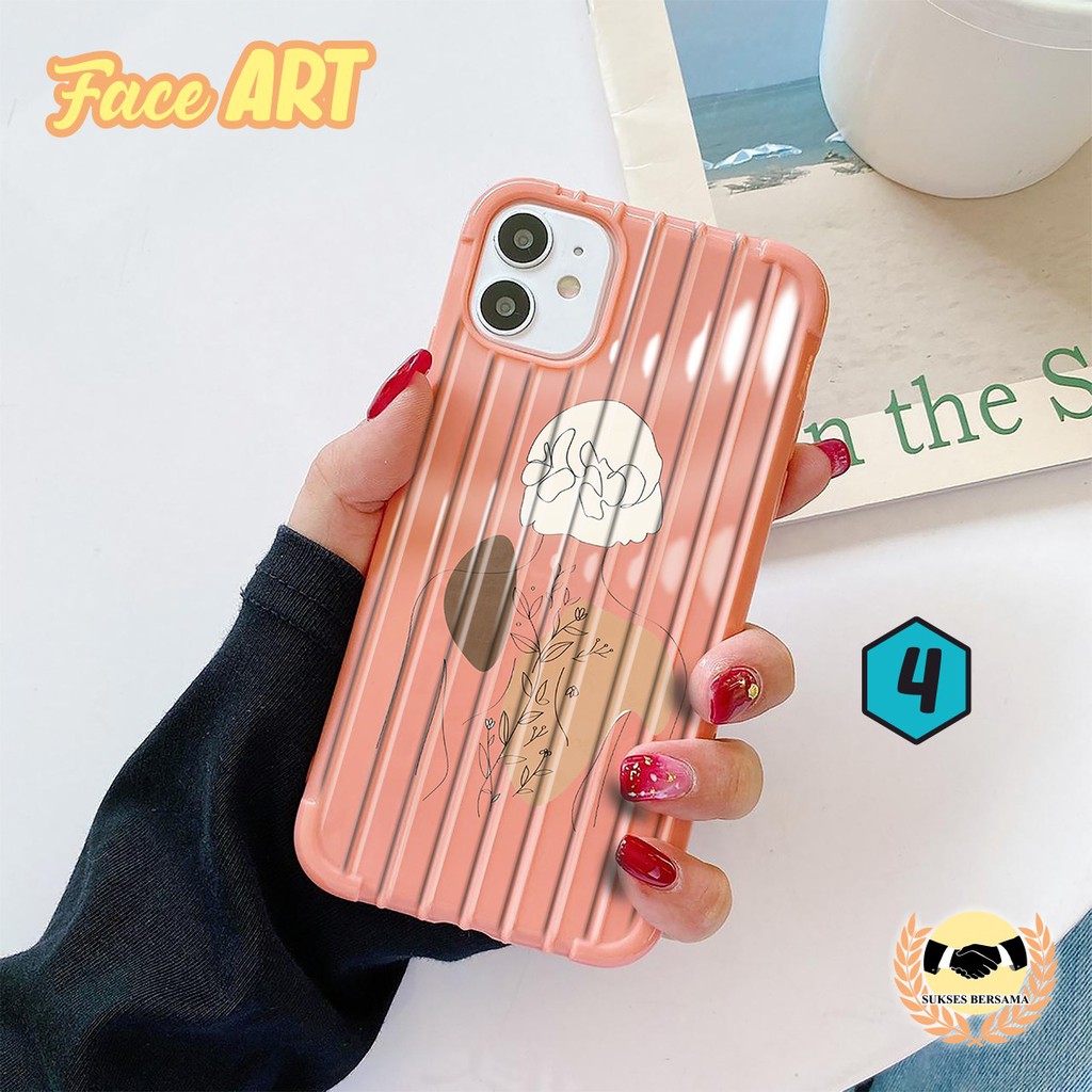 Softcase FACE ART Oppo A3s A1k A5 A9 2020 A7 F9 A5s A31 A52 A92 A37 A53 A83 F1s F11 Pro Reno BSB2227