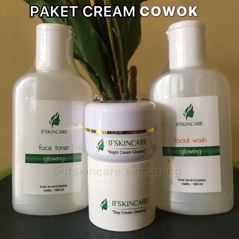 CREAM MEN GLOWING IFSKINCARE (untuk laki-laki)
