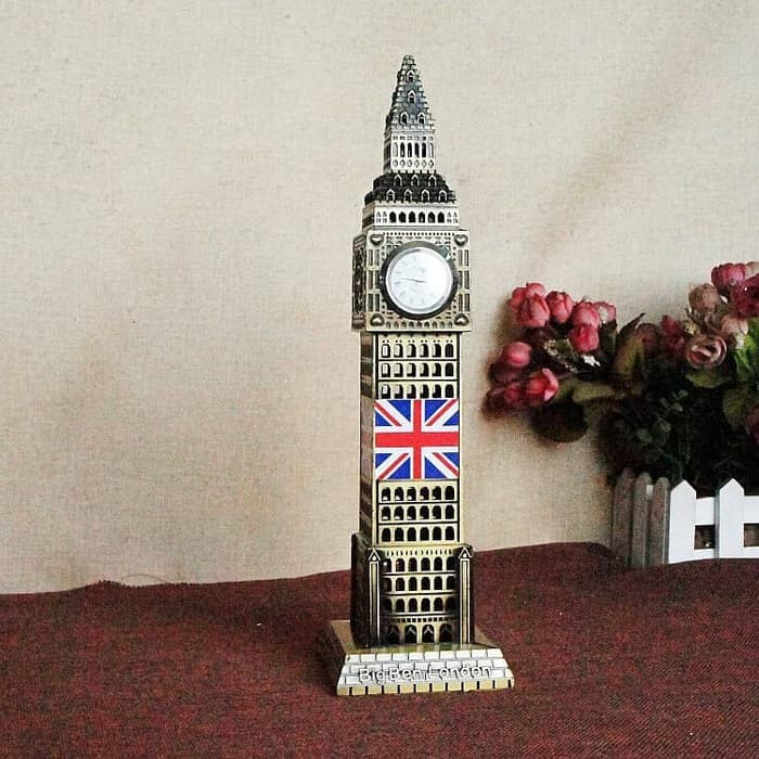 Souvenir Big Ben London 30Cm w/ JAM / Souvenir Oleh2 London England