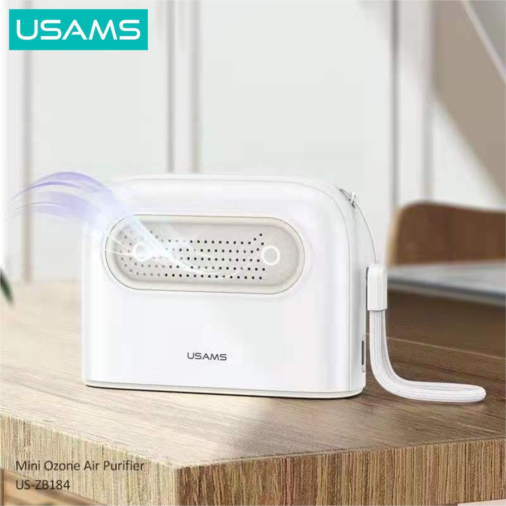 USAMS ZB184 Mini Ozone Air Purifier Desinfektan Ruangan