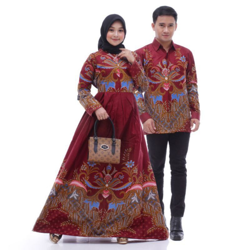 Maura Couple - Batik couple, Batik Pria, Gamis, Batik Keluarga, Bisa Cod