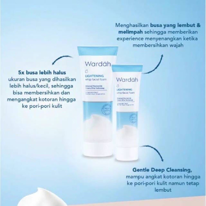 `ღ´ PHINKL `ღ´ ᘺᗩᖇᕲᗩᕼ wardah lightening whip facial foam pembersih wajah kulit berminyak pencerah wajah