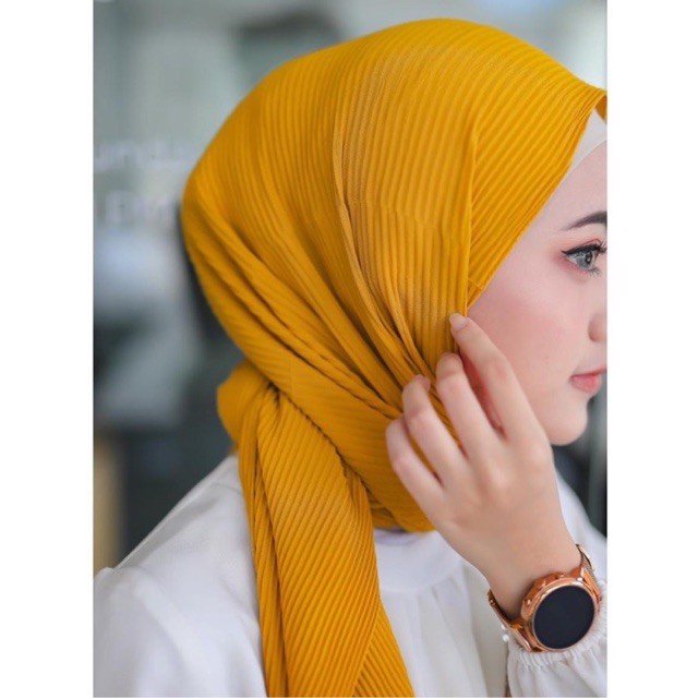 Pashmina Plisket Full Ukur 175X75 Diamond Premium Jahit Tepi-2