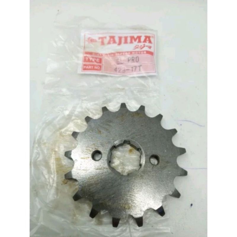 gir gear depan glpro gl pro cdi gl 100 ukura 17 428 tajima
