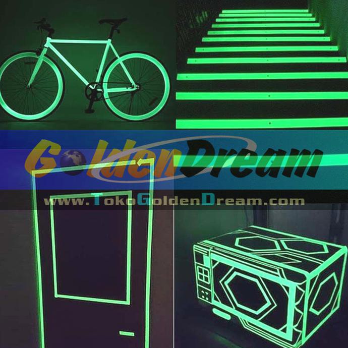 

Discount Per Rol ~ Glow In The Dark Tape 2Cm Selotip Fosfor Luminous Sticker Berkualitas