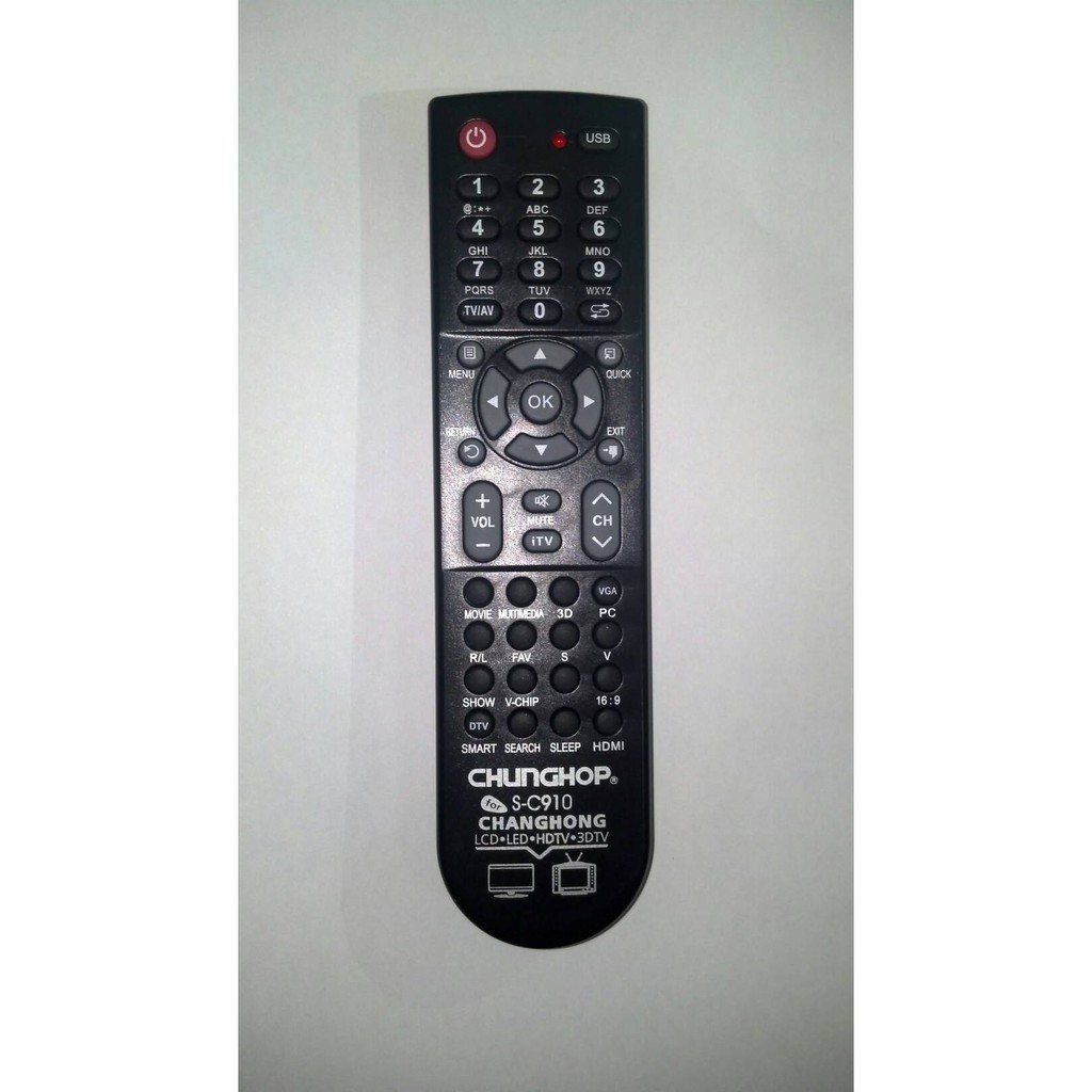 REMOT/REMOTE TV CHANGHONG LCD/LED MULTI/UNIVERSAL/SERBA GUNA CHP