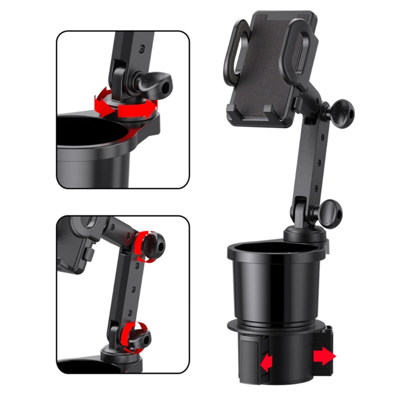 Zzz 2 in 1 Stand Holder Botol Minum / Handphone Universal Multifungsi Adjustable Untuk Mobil