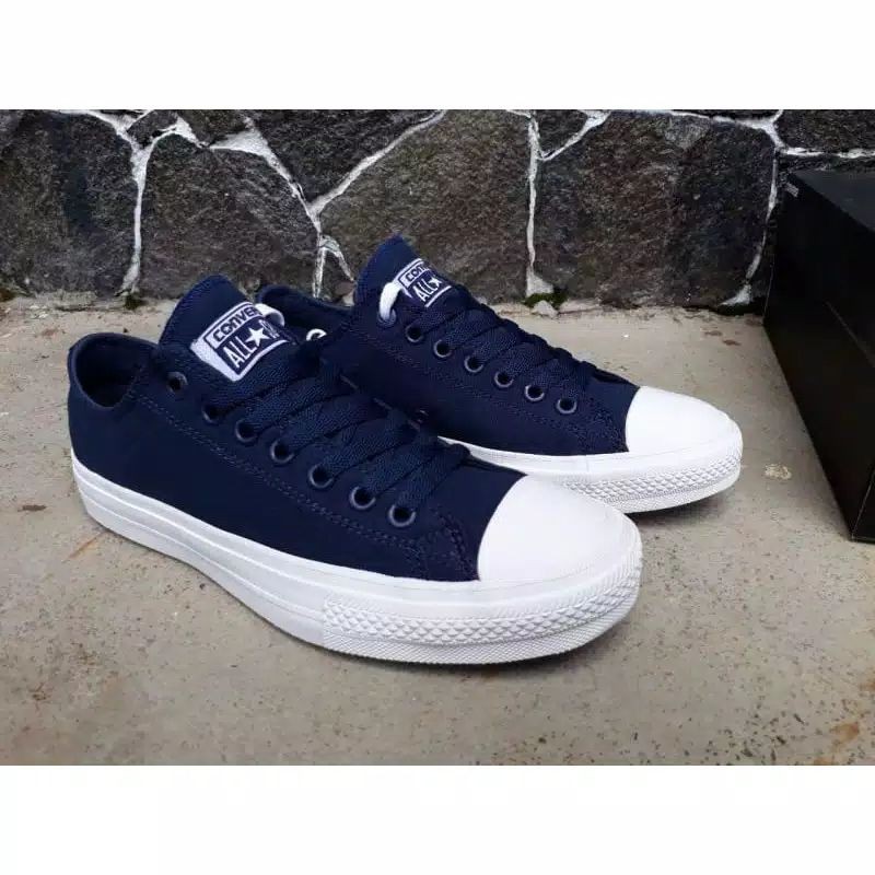 Sepatu Converse All star CT Biru Navy | Sepatu Converse Pria Wanita