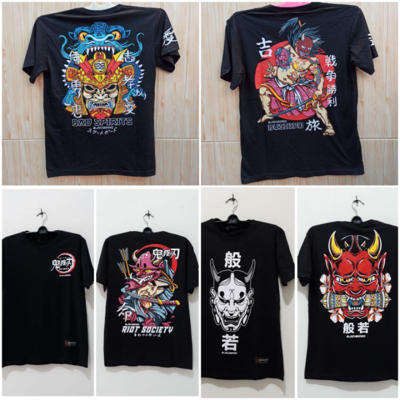 KAOS PRIA / TSHIRT JAPAN RONIN SAMURAI JEPANG / BAJU DISTRO