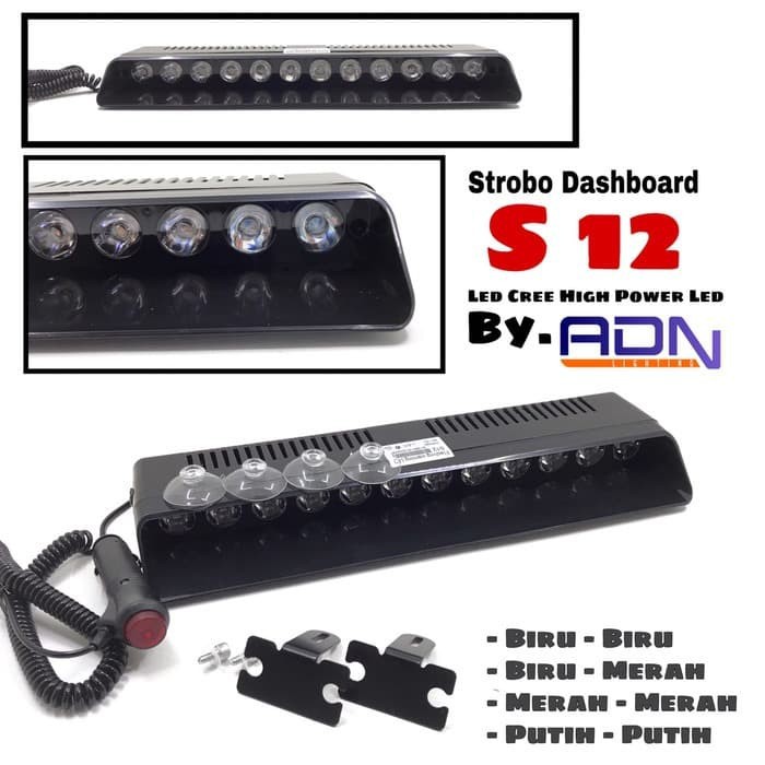 S Kedip DASHBOARD S12 12 titik HPL CREE SUPERBRIGHT