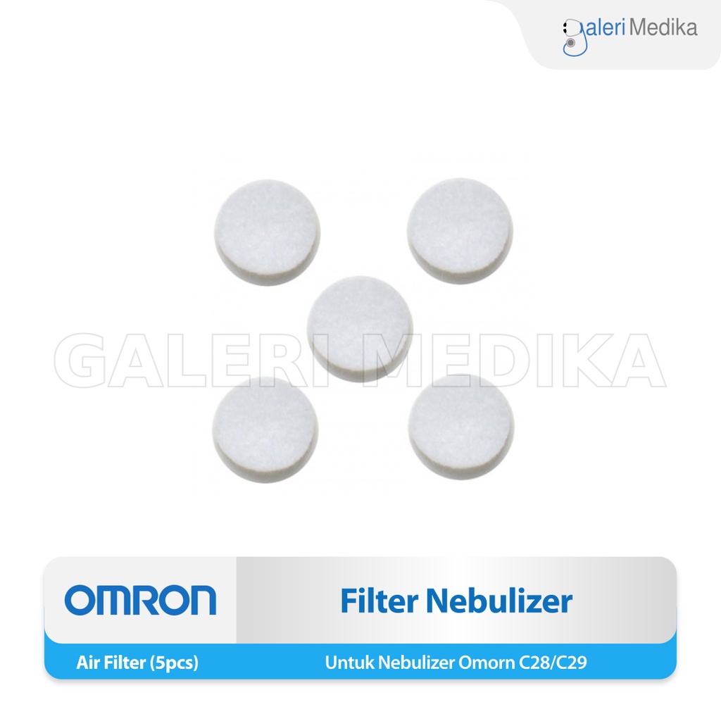 Filter Udara Nebulizer Omron NE-C28 / NE-C29 - 5 Pcs