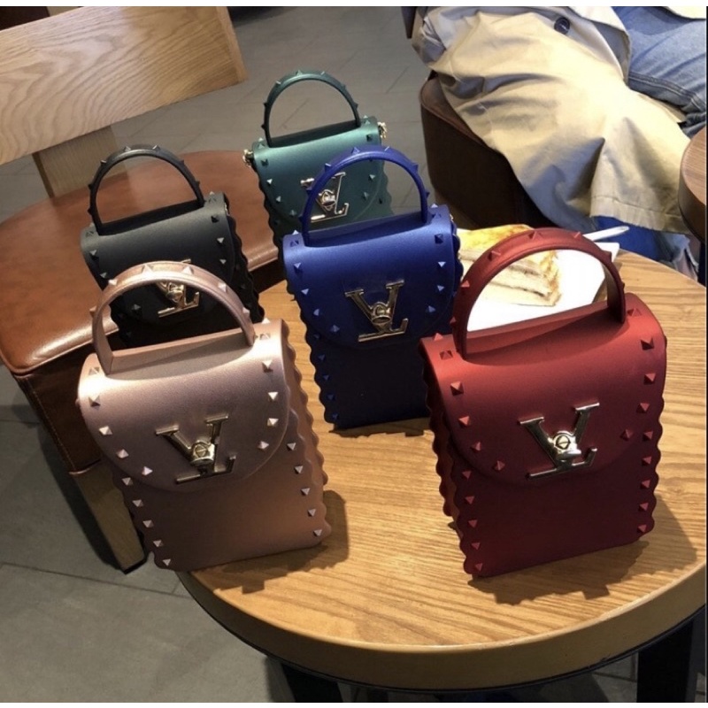 tas jelly matte hand phone | case hp sling bag lv import