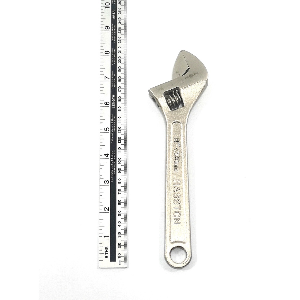 HASSTON Kunci Inggris 8&quot; (200mm) 1700-008 Adjustable Wrench 8&quot;