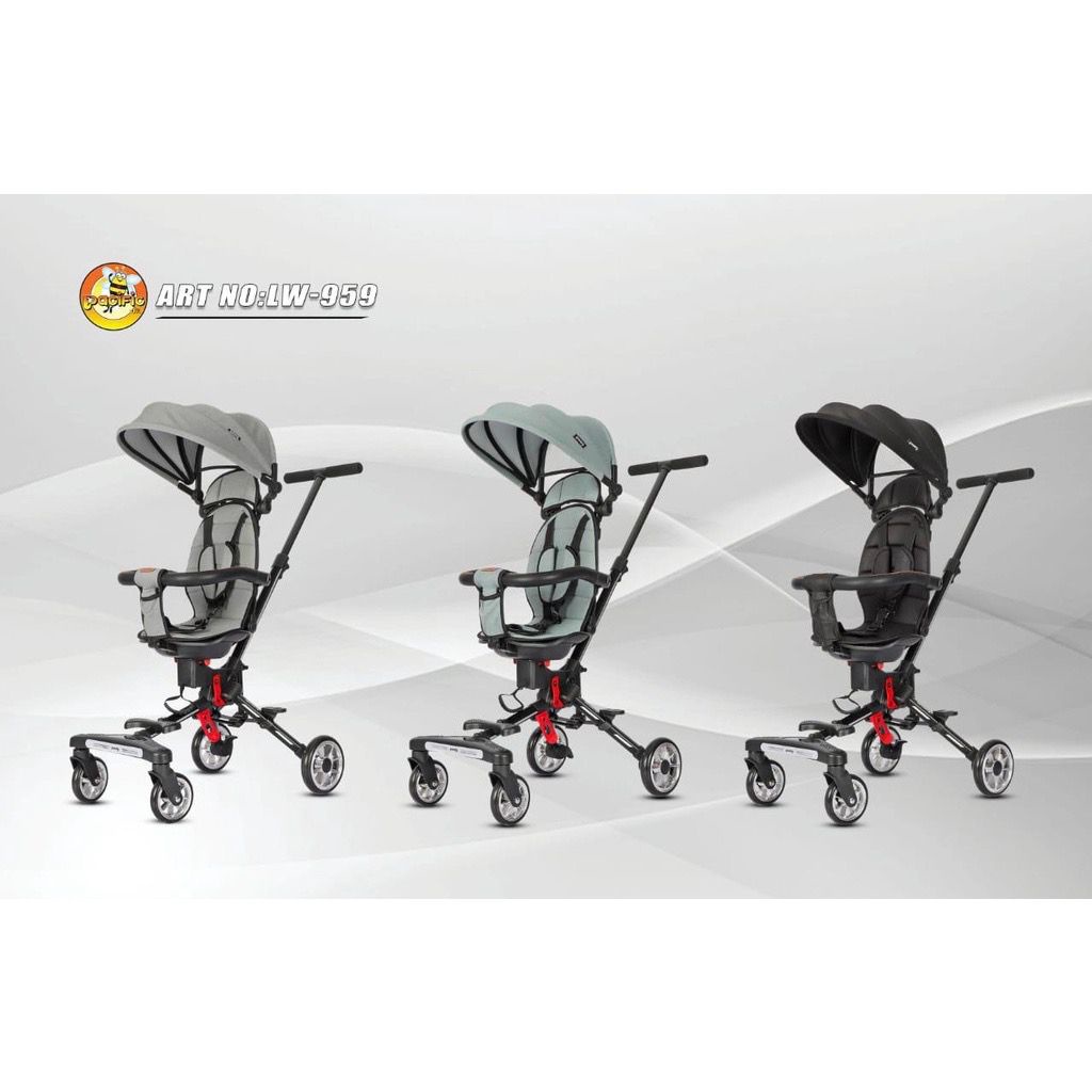 Stroller Anak Micro Trike Baobaohao V7, V18, V18 plus, V8, V9, Pacific LW 959, LW 979, LW 999-1, Magic Stroller Trike Sepeda Anak Bayi