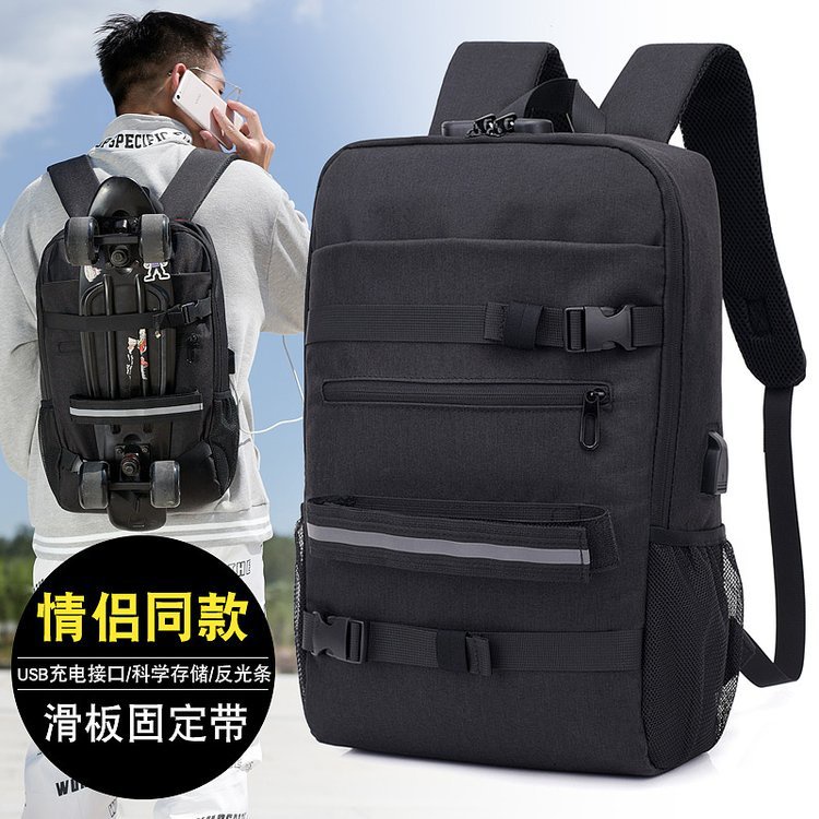 TAS RANSEL PRIA KANVAS IMPORT BACKPACK BESAR USB PORT CHARGER HITAM ALCAN TA544B5 SLOT LAPTOP GENDONG PUNGGUNG MURAH KULIAH KERJA SEKOLAH COWOK KEKINIAN BATAM PREMIUM