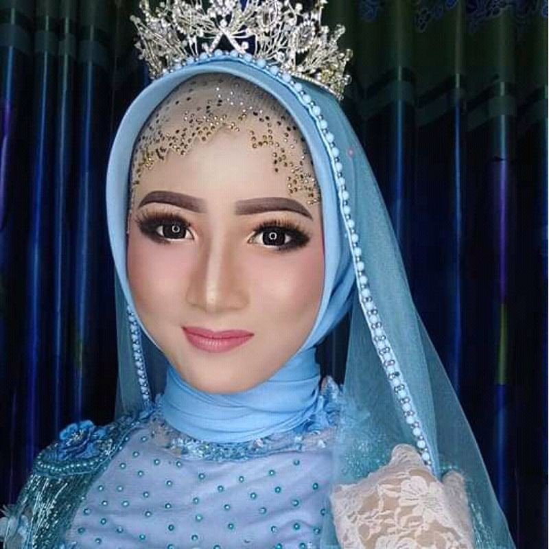 Slayer pengantin veil payet Mutiara untuk pernikahan sunting pelaminan wedding promo aksesoris jilbab fashion muslimah Hijab manten kerudung berkualtas bride untuk gaun gown atasan wanita terbaru termurah