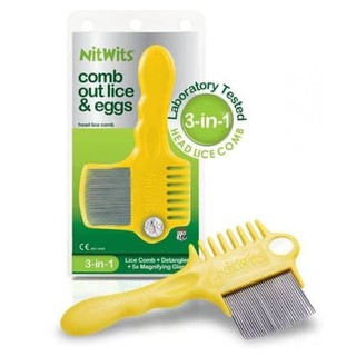 Nourin304 Nitwits Comb Out Lice Eggs Sisir Kutu 3 In 1 Shopee